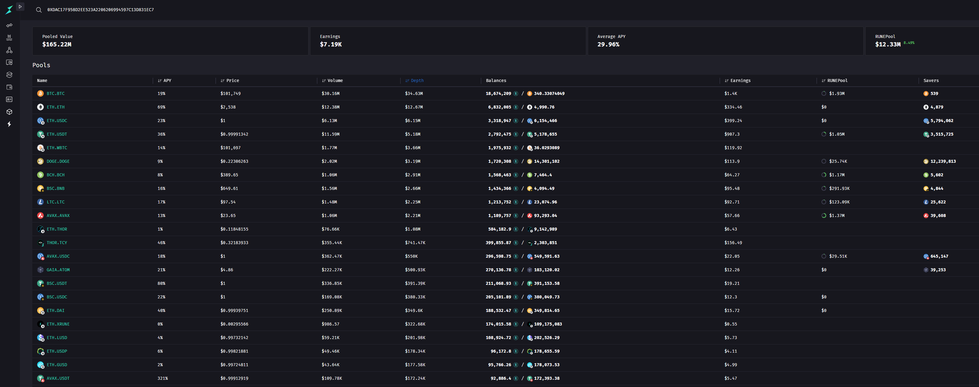 runescan pool